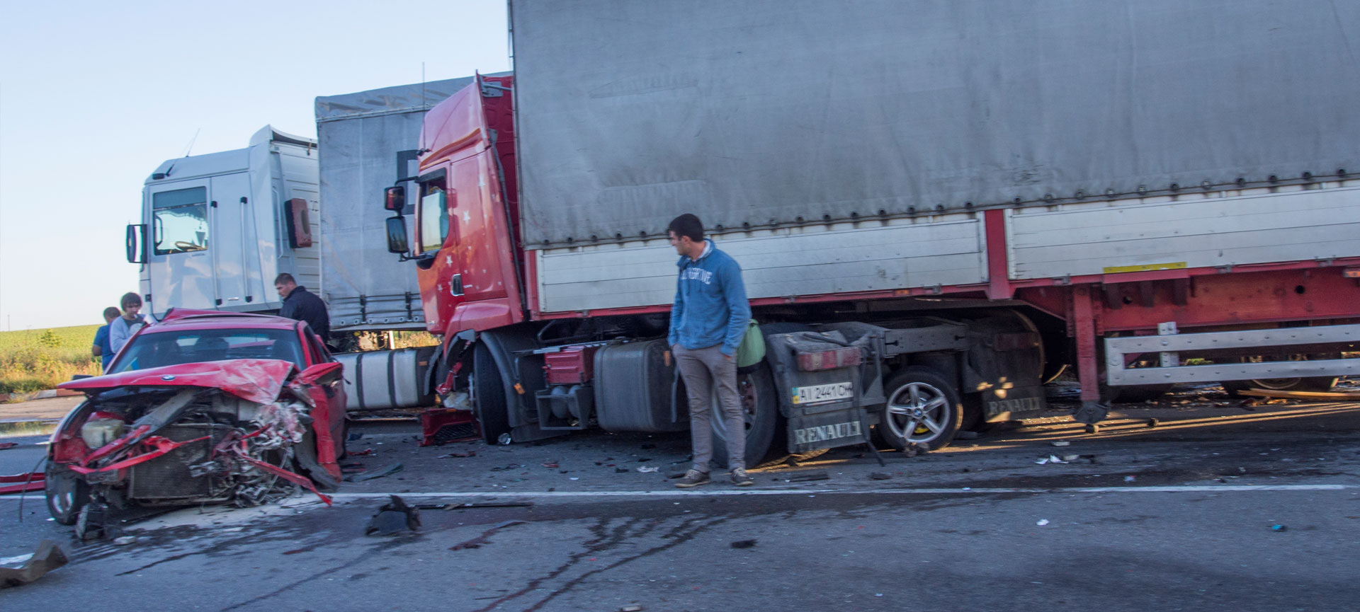 indemnización en accidentes con camiones
